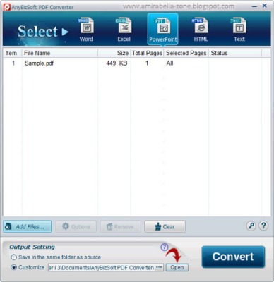 Cara Convert PDF to Ms. PowerPoint Document